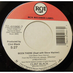 Clint Black Been There USED VINYL 7INCH 45 RPM SINGLE