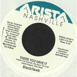 Blackhawk There You Have It / When I Find It, I'll Know It USED VINYL 7INCH 45 RPM SINGLE
