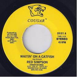 Red Simpson Waitin' On A Catfish Vinyl 7" USED