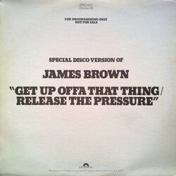 James Brown Get Up Offa That Thing / Release The Pressure VINYL 12" USED