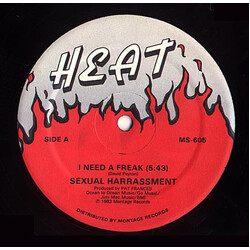 Sexual Harrassment I Need A Freak VINYL 12" USED