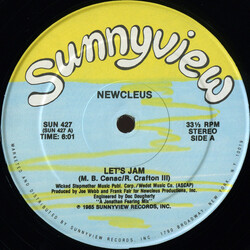 Newcleus Let's Jam USED VINYL 12INCH 33 S RPM STEREO