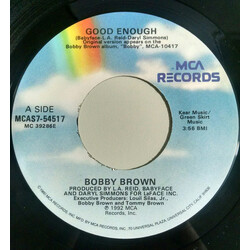 Bobby Brown Good Enough VINYL 7" USED