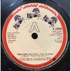 George Harrison True Love USED VINYL 7INCH 45 RPM SINGLE STEREO