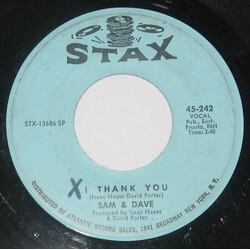 Sam & Dave I Thank You / Wrap It Up USED VINYL 7INCH 45 RPM SINGLE