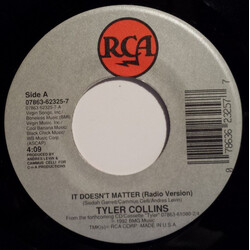 Tyler Collins It Doesn't Matter USED VINYL 7"