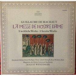 Guillaume de Machaut / Friedreich Melzer / Ernst Haefliger / Prof. Jakob Stämpfli / Kurt Widmer / Ein Instrumentalensemble Der Schola Cantorum Basilie