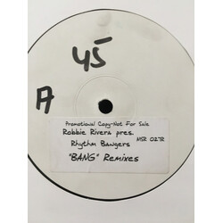 Rhythm Bangers Bang (The Bini & Martini Remixes) USED VINYL 12INCH PROMO WHITE LABEL