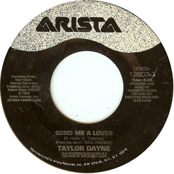 Taylor Dayne Send Me A Lover USED VINYL 7INCH 45 RPM