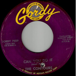 The Contours Can You Do It / I'll Stand By You USED VINYL 7INCH SINGLE 45 RPM