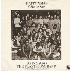 John Lennon & Yoko Ono / The Plastic Ono Band Happy Xmas (War Is Over) USED VINYL 7INCH 45 RPM SINGLE