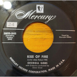 Georgia Gibbs Kiss of Fire / A Lasting Thing USED VINYL 7INCH 45 RPM