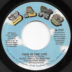 Michael Zager & The Moon Band / Peabo Bryson This Is The Life / Do It With Feeling Vinyl 7" USED