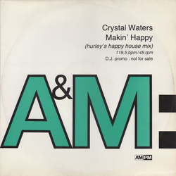 Crystal Waters Makin' Happy (Hurley's Happy House Mix) Vinyl 12" USED