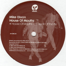 Mike Dixon House Of Mouths Vinyl 12" USED