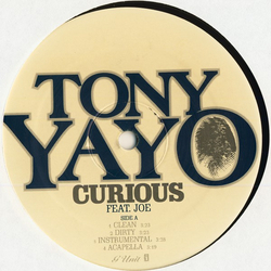Tony Yayo Curious / Pimpin Vinyl 12" USED