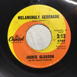 Jackie Gleason And His Concert Orchestra / Jackie Gleason Melancholy Serenade / Apology At Bedtime USED VINYL 7INCH 45 RPM SINGLE REISSUE