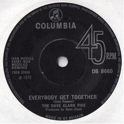 The Dave Clark Five Everybody Get Together USED VINYL 7INCH 45 RPM SINGLE