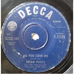 Brian Poole & The Tremeloes Do You Love Me USED VINYL 7INCH 45 RPM SINGLE