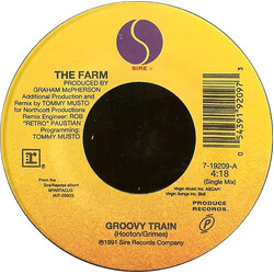 The Farm Groovy Train / Stepping Stone USED VINYL 7INCH 45 RPM SINGLE
