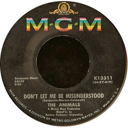 The Animals Don't Let Me Be Misunderstood USED VINYL 7INCH 45 RPM SINGLE