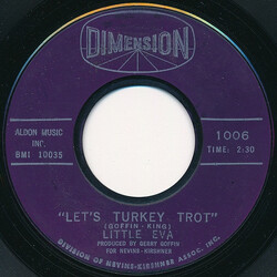 Little Eva Let's Turkey Trot / Down Home USED VINYL 7INCH 45 RPM SINGLE MISPRINT STYRENE