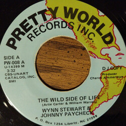 Wynn Stewart / Johnny Paycheck The Wild Side Of Life USED VINYL 7INCH 45 RPM SINGLE PROMO