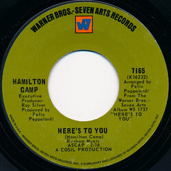 Hamilton Camp Here's To You / Leavin' Anyhow USED VINYL 7INCH 45 RPM SINGLE