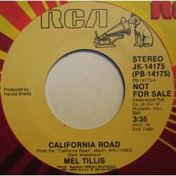 Mel Tillis California Road USED VINYL 7INCH 45 RPM PROMO