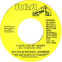 Sylvia (7) / Michael Johnson (5) I Love You By Heart Vinyl 7" USED
