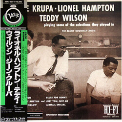 Gene Krupa / Lionel Hampton / Teddy Wilson Gene Krupa - Lionel Hampton - Teddy Wilson Vinyl LP USED