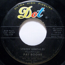Pat Boone Speedy Gonzales USED VINYL 7INCH 45 RPM SINGLE
