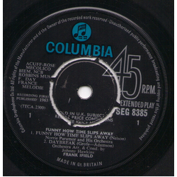 Frank Ifield Funny How Time Slips Away Vinyl 7" USED