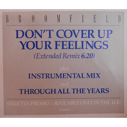 Broomfield Don't Cover Up Your Feelings USED VINYL 12INCH 45 RPM PROMO WHITE LABEL