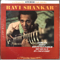 Ravi Shankar In Concert Vinyl LP USED