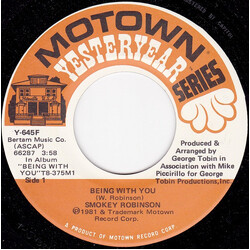 Smokey Robinson Being With You USED VINYL 7INCH 45 RPM