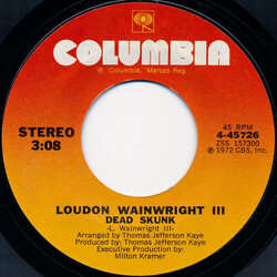 Loudon Wainwright III Dead Skunk USED VINYL 7INCH 45 RPM SINGLE