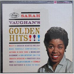 Sarah Vaughan Sarah Vaughan's Golden Hits Vinyl LP USED