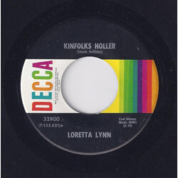 Loretta Lynn Here In Topeka / Kinfolks Holler USED VINYL 7INCH 45 RPM