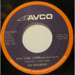 The Stylistics Stop, Look, Listen (To Your Heart) / If I Love You USED VINYL 7INCH 45 RPM SINGLE
