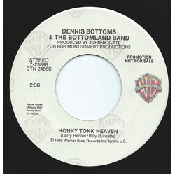 Dennis Bottoms & The Bottomlands Band Honky Tonk Heaven USED VINYL 7INCH 45 RPM SINGLE PROMO STYRENE STEREO
