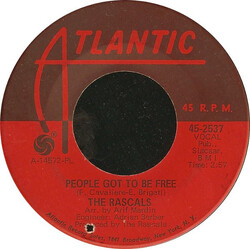 The Rascals People Got To Be Free / My World USED VINYL 7INCH SINGLE 45 RPM