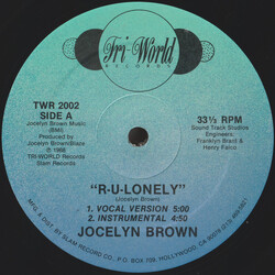 Jocelyn Brown R-U-Lonely Vinyl 12" USED