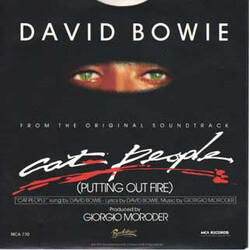 David Bowie / Giorgio Moroder Cat People (Putting Out Fire) (From The Original Soundtrack) VINYL 7" USED
