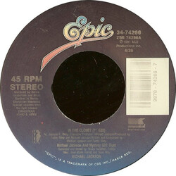 Michael Jackson / Mystery Girl In The Closet VINYL 7" USED