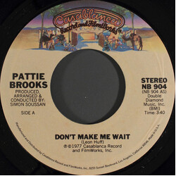Pattie Brooks Don't Make Me Wait USED VINYL 7INCH 45 RPM SINGLE