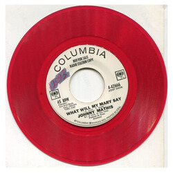 Johnny Mathis What Will My Mary Say USED VINYL 7INCH 45 RPM SINGLE PROMO MONO
