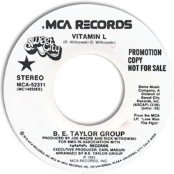 B.E. Taylor Group Vitamin L USED VINYL 7INCH 45 RPM PROMO