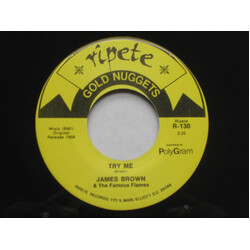 James Brown & The Famous Flames Try Me / Think USED VINYL 7INCH 45 RPM REISSUE