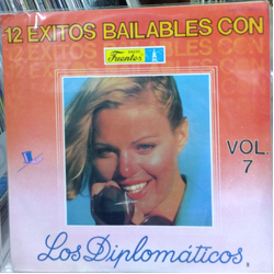 Los Diplomáticos 12 Exitos Bailables-Vol 7 Con Los Diplomaticos Vinyl LP USED
